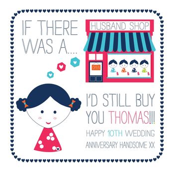 Personalised Husband Shop Card, 2 of 8