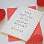 Personalised 'Will You Be My Maid Of Honour?' Card, thumbnail 4 of 4