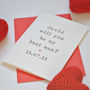 Personalised 'Will You Be My Best Man?' Card, thumbnail 4 of 4