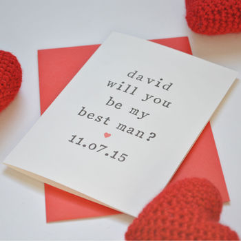 Personalised 'Will You Be My Best Man?' Card, 4 of 4