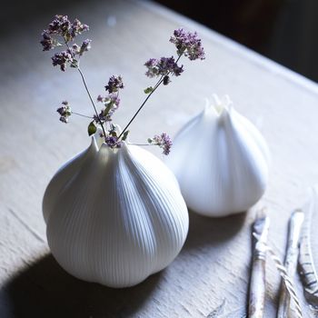 Porcelain Garlic Vase, 2 of 4