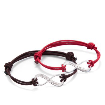 Personalised Infinity Bracelet Duo, 3 of 9