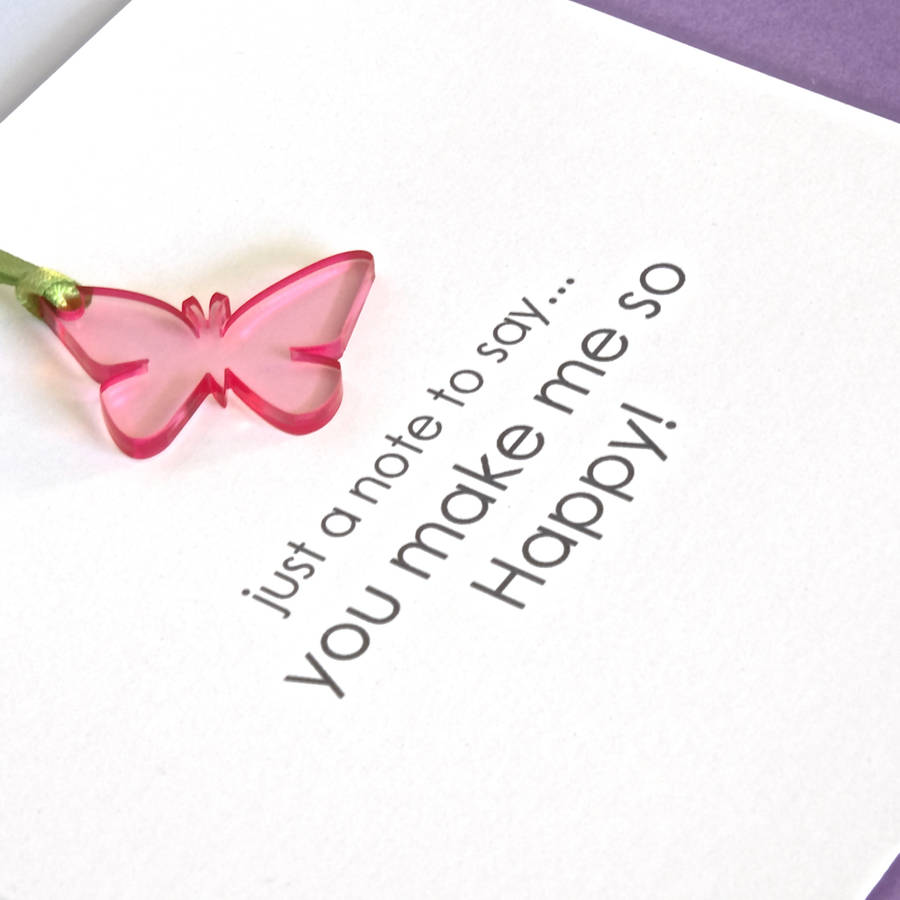 'Just A Note To Say' Greeting Card By The Cornish Card Company ...