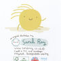 'Get Well Soon' Greeting Card, thumbnail 2 of 2