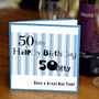 Personalised Mens 50th Birthday Card, thumbnail 2 of 2
