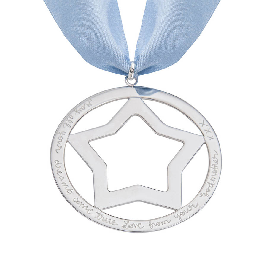 Personalised Sterling Silver Christening Keepsake By Merci Maman