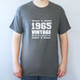 Personalised Men's Vintage T Shirt, thumbnail 1 of 4