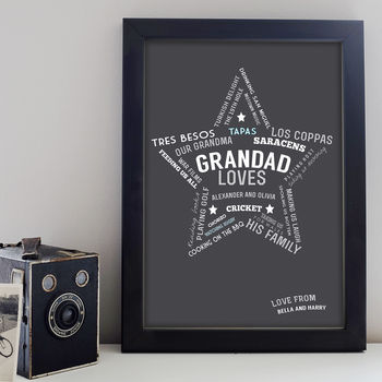 Grandad Loves Print, 2 of 6