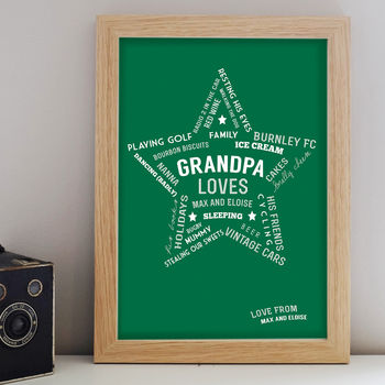 Grandad Loves Print, 4 of 6