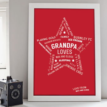 Grandad Loves Print, 3 of 6