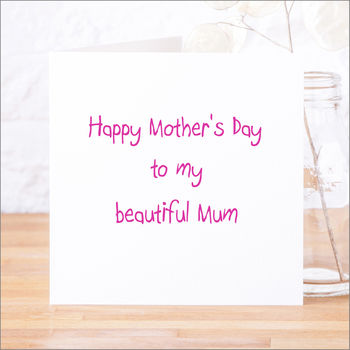 Personalised Happy Mother's Day Card, 2 of 6