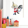 Personalised Kid's London Guard Animal Nursery Wall Art, thumbnail 6 of 11