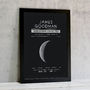 Personalised Moon Phase Significant Date Print, thumbnail 7 of 8