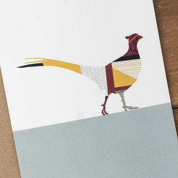 Pheasant Card, 3 of 3