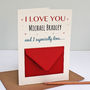 Reasons I Love You Secret Messages Card, thumbnail 3 of 5