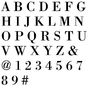 Alphabet Initial Letter Coaster, thumbnail 4 of 4