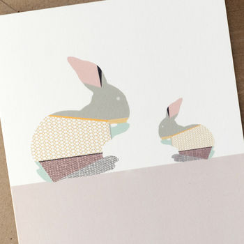 Bunny Rabbits Easter Card, 3 of 4