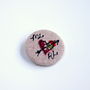 Personalised Anniversary Love Heart Badge, thumbnail 6 of 6