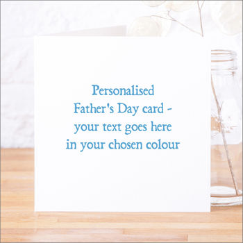 Personalised Design Your Own Father's Day Card, 8 of 9