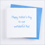 Personalised Happy Father's Day Card, thumbnail 6 of 6