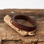 Personalised Stamped Leather Bracelet, thumbnail 3 of 6