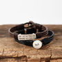 Personalised Silver Location Bracelet, thumbnail 1 of 8
