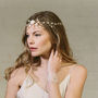 Sylvie Crystal And Pearl Wedding Hair Vine Bridal Comb, thumbnail 3 of 12