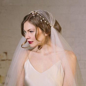Sylvie Crystal And Pearl Wedding Hair Vine Bridal Comb, 5 of 12