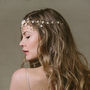 Sylvie Crystal And Pearl Wedding Hair Vine Bridal Comb, thumbnail 10 of 12