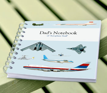 Personalised Aeroplane Notebook, 2 of 5