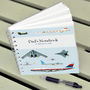 Personalised Aeroplane Notebook, thumbnail 4 of 5