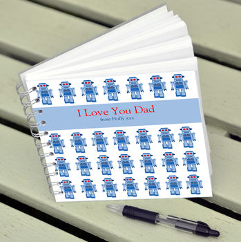 Personalised Robot Notebook, 2 of 5