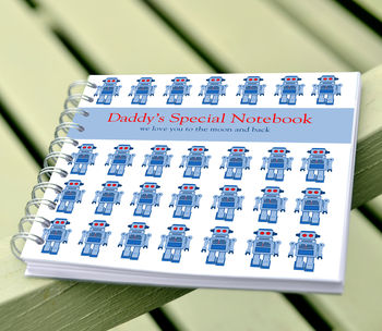 Personalised Robot Notebook, 3 of 5