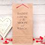Personalised Love You To The Moon Gift Bag, thumbnail 1 of 2