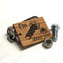 Personalised I'm Nuts About You Keyring, thumbnail 3 of 4