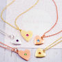 Birthstone Heart Necklace Gift Card, thumbnail 2 of 5