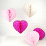 Tissue Paper Heart Party Decoration, thumbnail 1 of 6