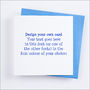 Personalised 'Design Your Own' Card, thumbnail 11 of 12