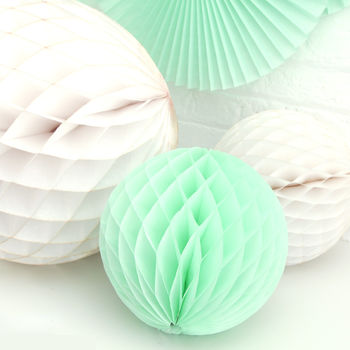 Tissue Paper Ball Honeycomb Party Decoration, 12 of 12