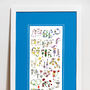 Personalised Fairy Alphabet Children's Print, thumbnail 5 of 12