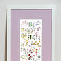Personalised Fairy Alphabet Children's Print, thumbnail 8 of 12