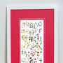 Personalised Fairy Alphabet Children's Print, thumbnail 10 of 12