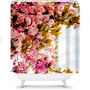 Pink Floral Shower Curtain, thumbnail 2 of 4