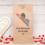 Personalised Flying Superhero Valentine Bag, thumbnail 2 of 5