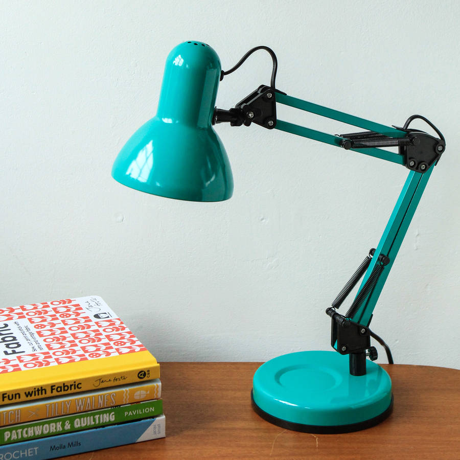 Angle Hobby Lamp In Teal By Berylune