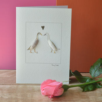 Ducks In Love Card, 4 of 5