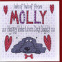 Personalised Valentine Card From The Dog, thumbnail 1 of 2