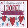 Personalised Goddaughter Valentine Card, thumbnail 1 of 2