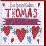 Personalised Goddaughter Valentine Card, thumbnail 2 of 2
