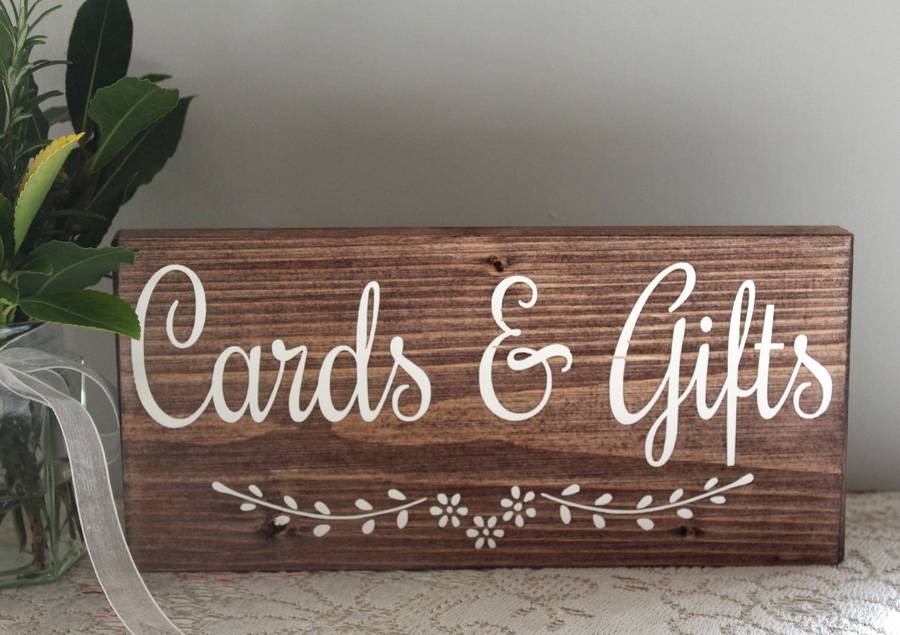 cards and gifts handmade wedding sign by bobby loves rosie ...